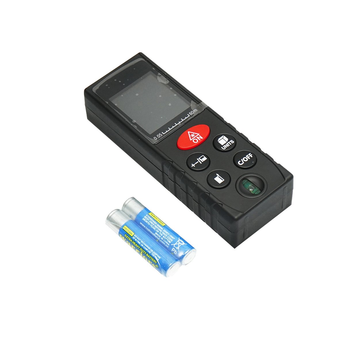 Telemetru laser AND60 cu boloboc, toleranta 2mm, interval de masurare 0.05-60m